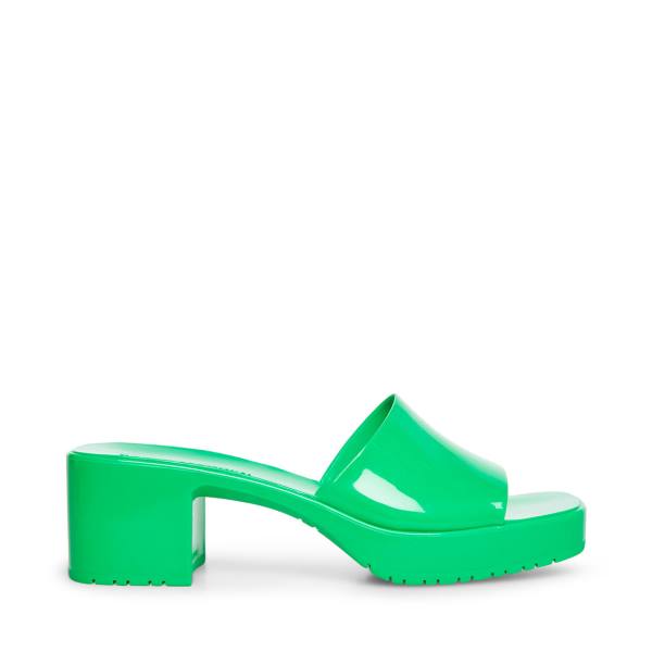 Steve Madden Harlin Sandalen Dames Groen | SM-673CO