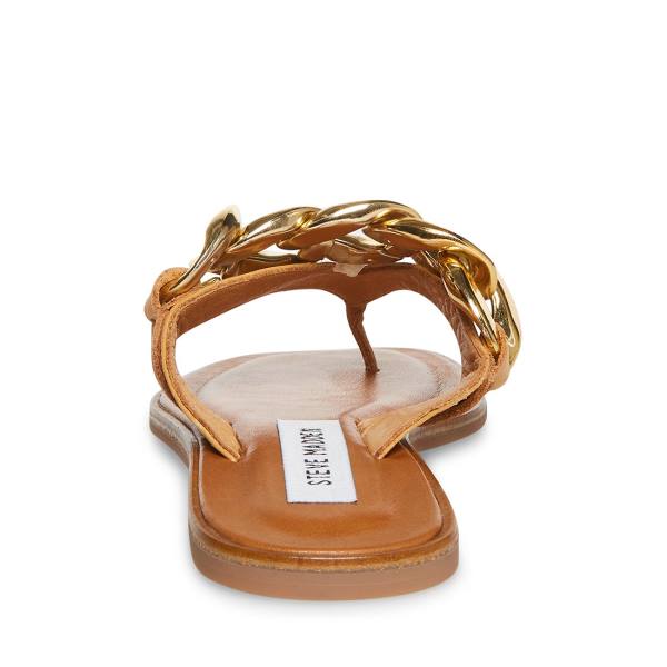 Steve Madden Hazel Tan Sandalen Dames Bruin | SM-784IY