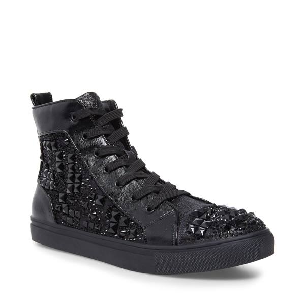 Steve Madden Headlines Sneakers Heren Zwart | SM-169VZ