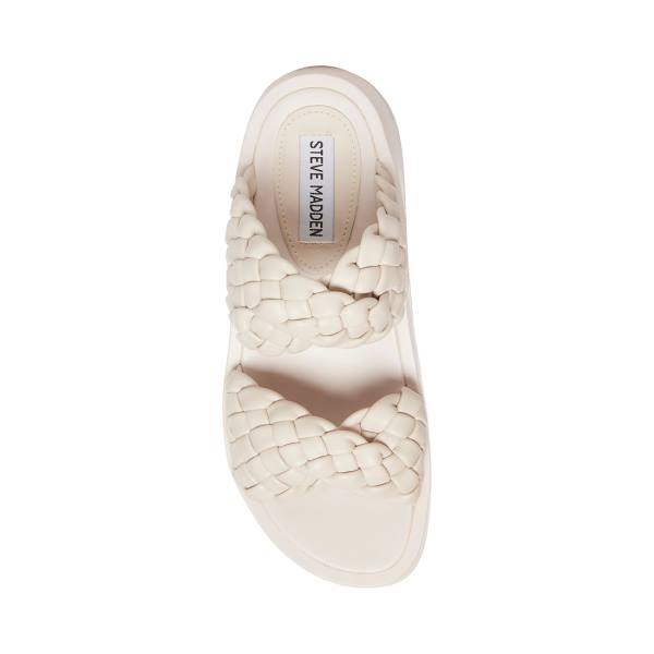 Steve Madden Helsa Bone Sandalen Dames Beige | SM-827KG