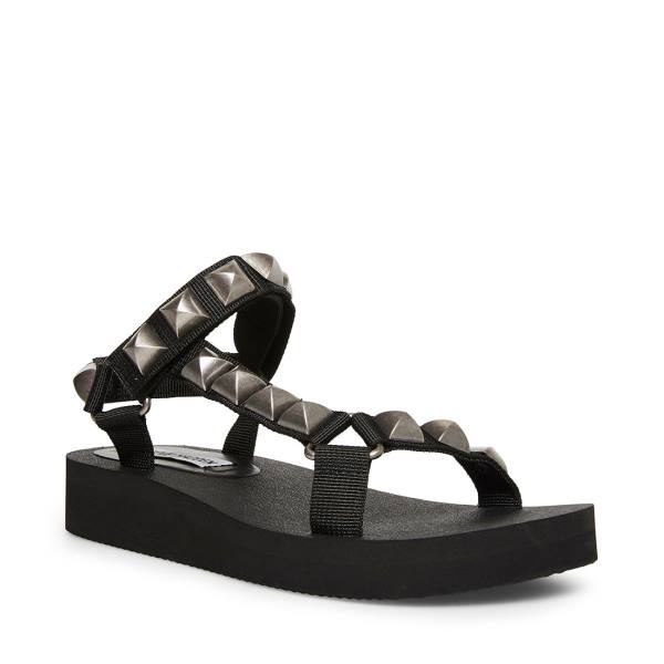 Steve Madden Henley-s Sandalen Dames Zwart | SM-710LC