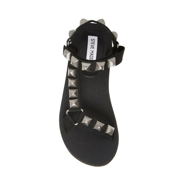 Steve Madden Henley-s Sandalen Dames Zwart | SM-710LC