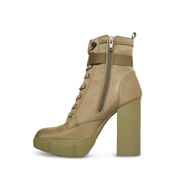 Steve Madden Herrick Enkellaarsjes Dames Groen | SM-041HR