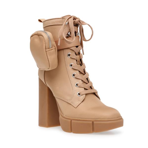 Steve Madden Herrick Tan Enkellaarsjes Dames Bruin | SM-031UT