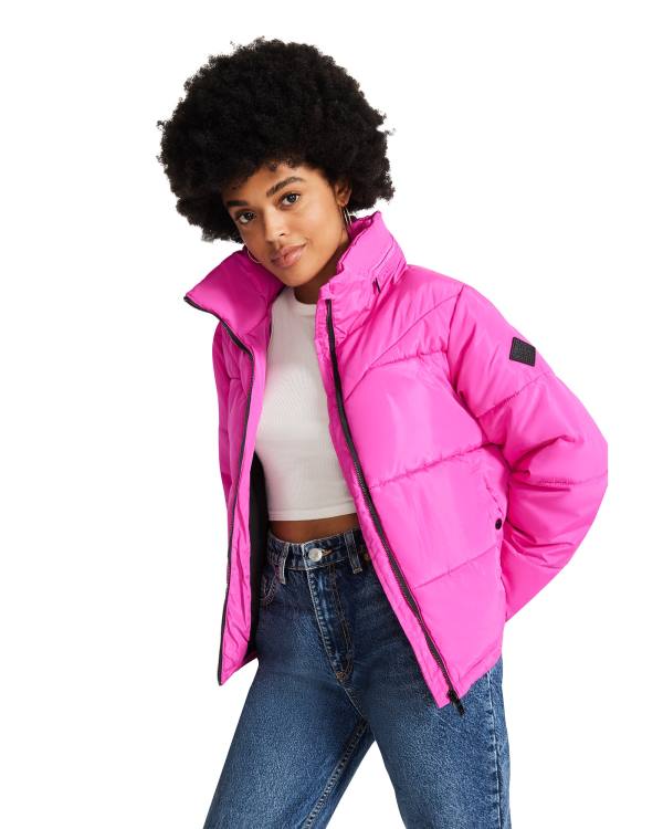 Steve Madden Hot Puffer Jassen Dames Roze | SM-943YH