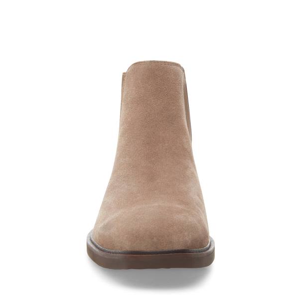 Steve Madden Insider Taupe Suede Laarzen Heren Grijs Bruin | SM-104AS