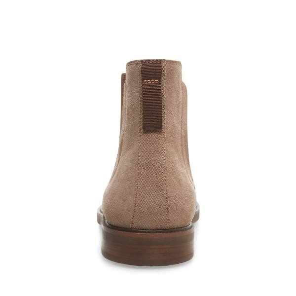 Steve Madden Insider Taupe Suede Laarzen Heren Grijs Bruin | SM-104AS