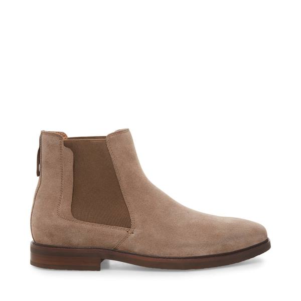 Steve Madden Insider Taupe Suede Laarzen Heren Grijs Bruin | SM-104AS