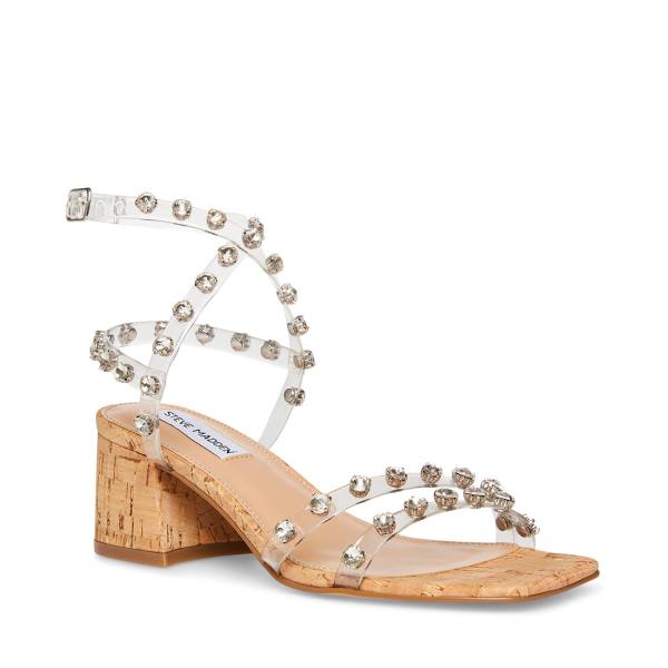 Steve Madden Invent Sandalen Dames Clear | SM-024KP