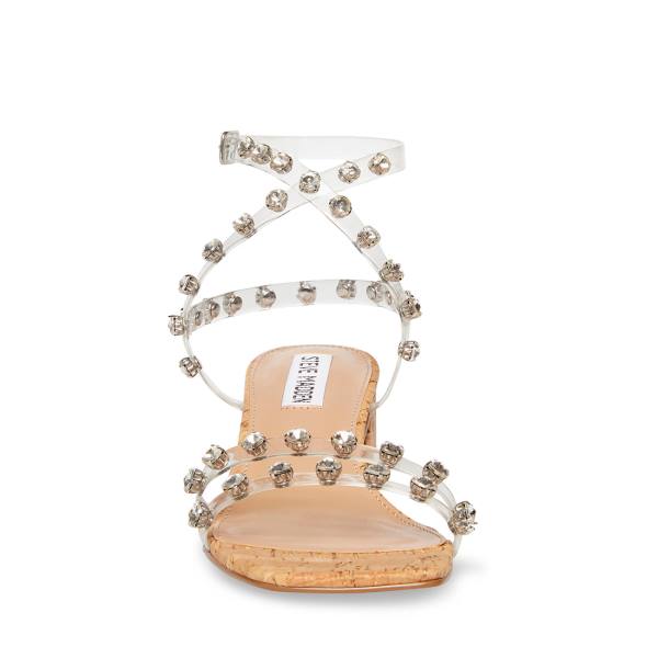 Steve Madden Invent Sandalen Dames Clear | SM-024KP