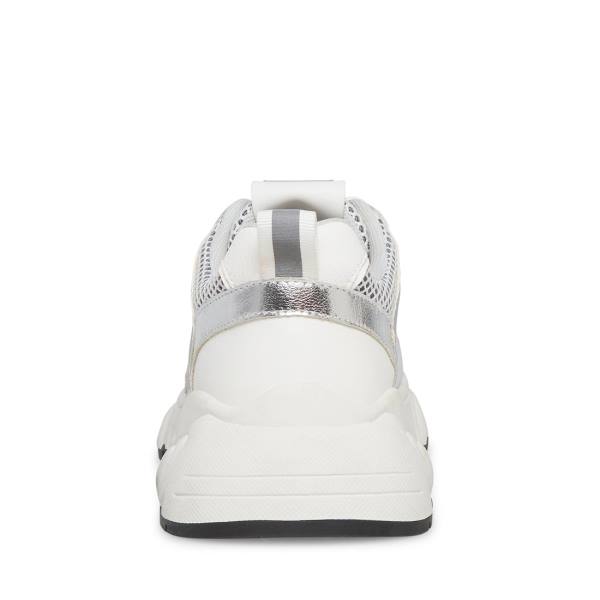 Steve Madden Issac Sneakers Dames Wit Grijs | SM-130IY