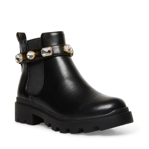 Steve Madden Jamulet Enkellaarsjes Kinderen Zwart | SM-928QO