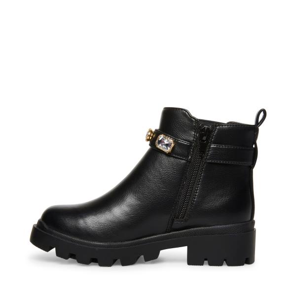 Steve Madden Jamulet Enkellaarsjes Kinderen Zwart | SM-928QO