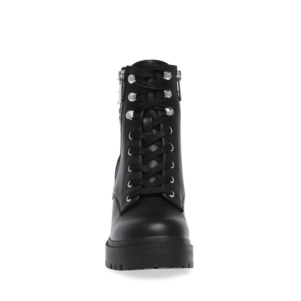 Steve Madden Jaydin Enkellaarsjes Dames Zwart | SM-128JK