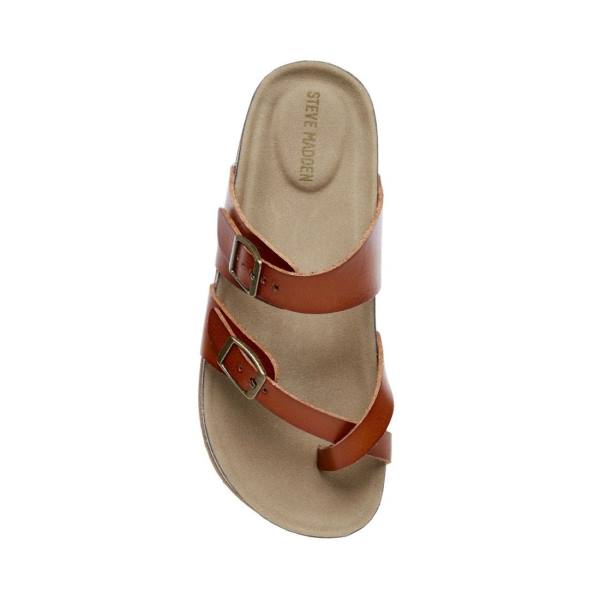 Steve Madden Jbeached Cognac Sandalen Kinderen Bruin | SM-081BO