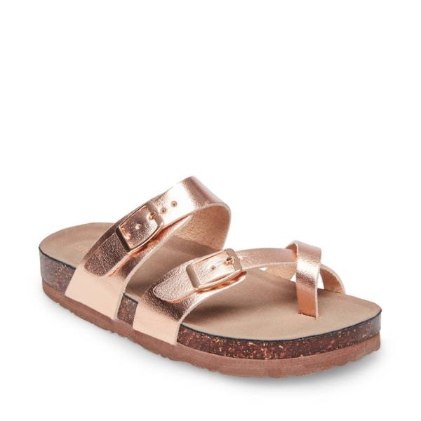 Steve Madden Jbeached Sandalen Kinderen Roze Goud | SM-614BA