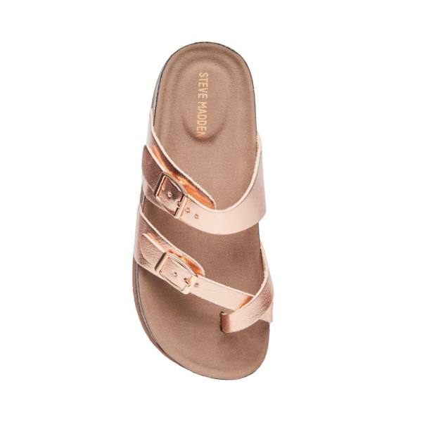 Steve Madden Jbeached Sandalen Kinderen Roze Goud | SM-614BA