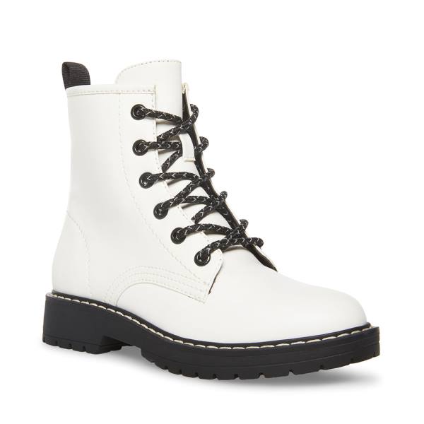 Steve Madden Jbettyy Enkellaarsjes Kinderen Wit | SM-426KL