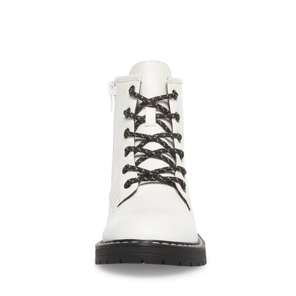 Steve Madden Jbettyy Enkellaarsjes Kinderen Wit | SM-426KL