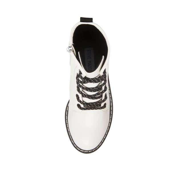 Steve Madden Jbettyy Enkellaarsjes Kinderen Wit | SM-426KL