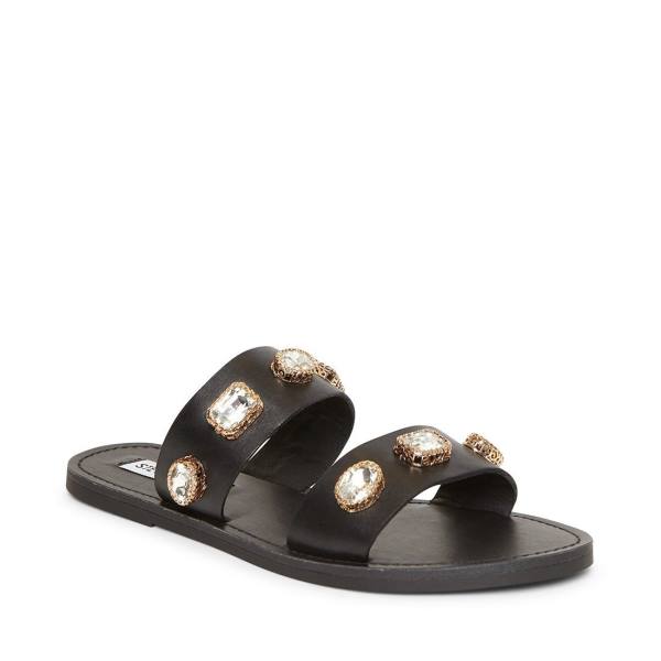 Steve Madden Jem Sandalen Dames Zwart Gekleurd | SM-602LP