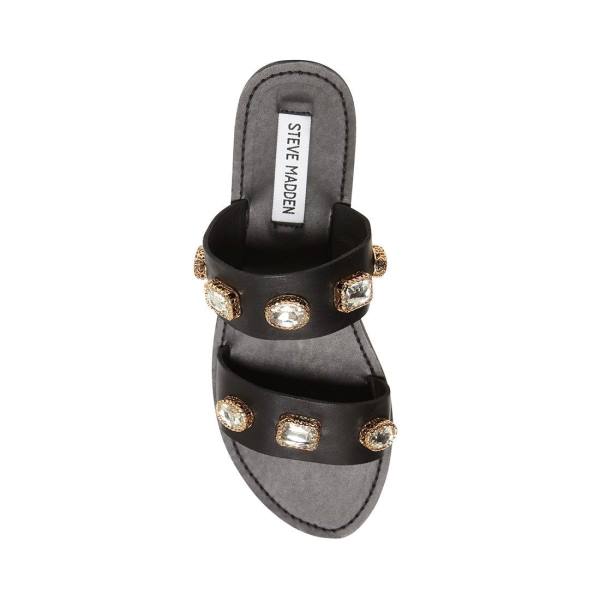 Steve Madden Jem Sandalen Dames Zwart Gekleurd | SM-602LP