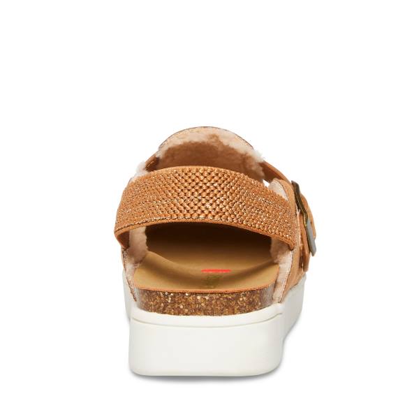 Steve Madden Jfade Tan Slippers Kinderen Bruin | SM-637KA