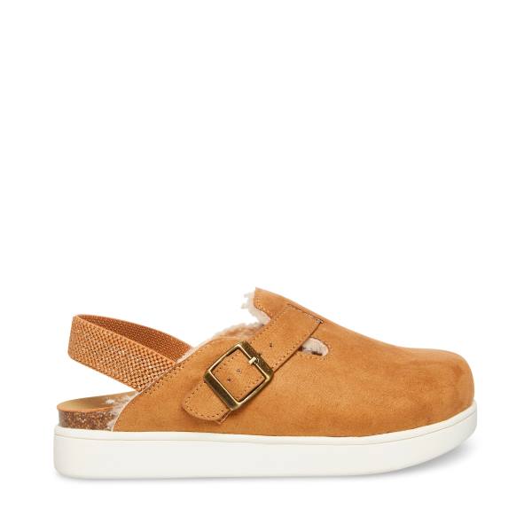 Steve Madden Jfade Tan Slippers Kinderen Bruin | SM-637KA