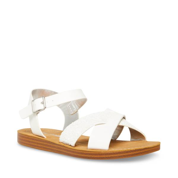 Steve Madden Jleague Sandalen Kinderen Wit | SM-679QU