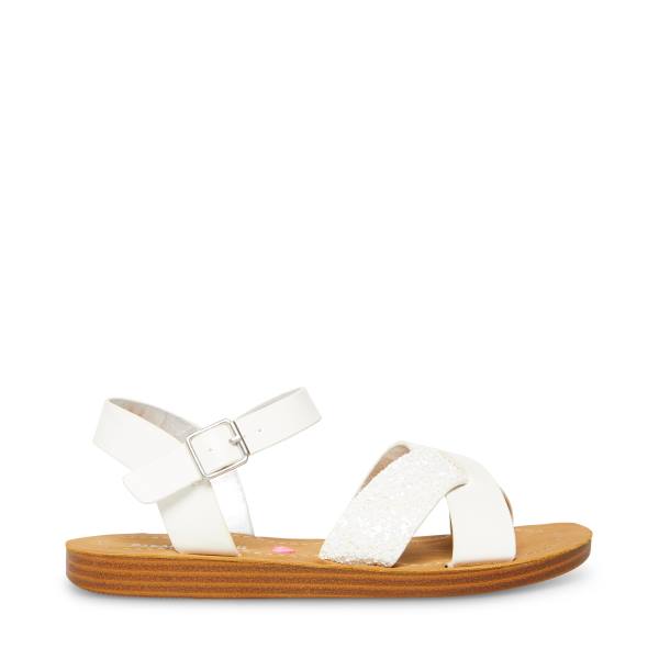 Steve Madden Jleague Sandalen Kinderen Wit | SM-679QU