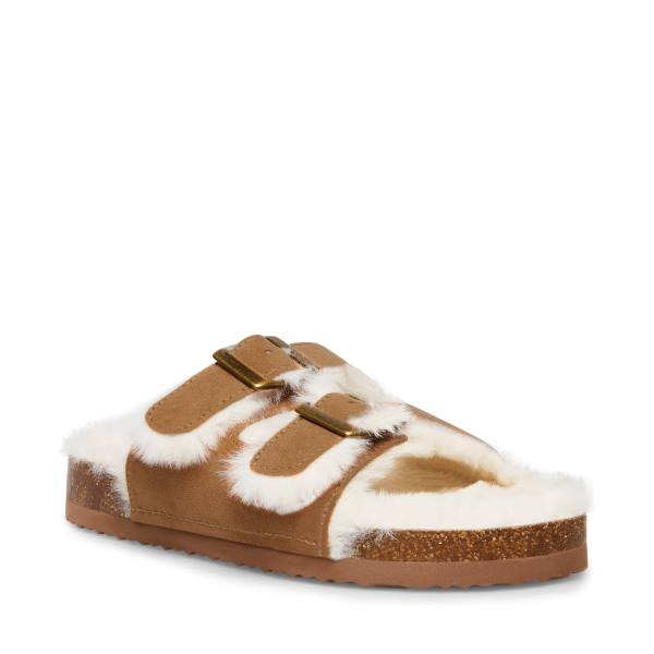 Steve Madden Jleena Cognac Slippers Kinderen Bruin | SM-206IP