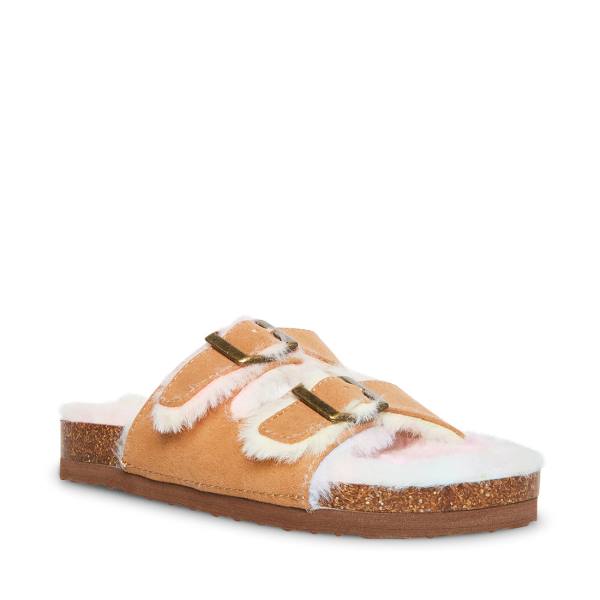 Steve Madden Jleena Cognac Slippers Kinderen Bruin Gekleurd | SM-592ZJ