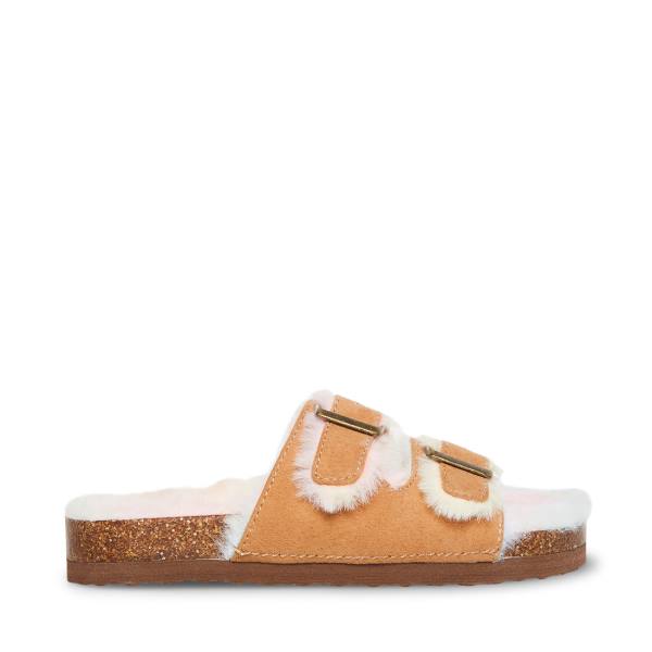 Steve Madden Jleena Cognac Slippers Kinderen Bruin Gekleurd | SM-592ZJ