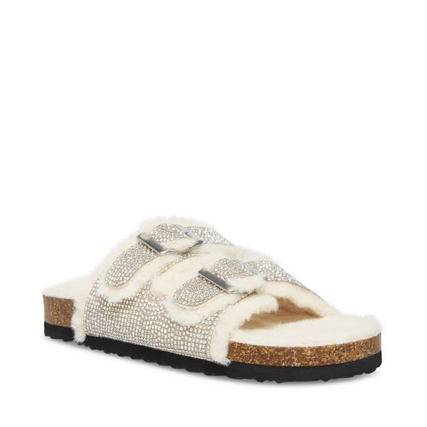 Steve Madden Jleena Slippers Kinderen Zilver | SM-497AH