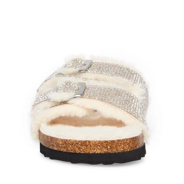 Steve Madden Jleena Slippers Kinderen Zilver | SM-497AH