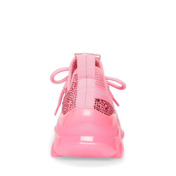 Steve Madden Jmaxima Neon Sneakers Kinderen Roze | SM-349HC