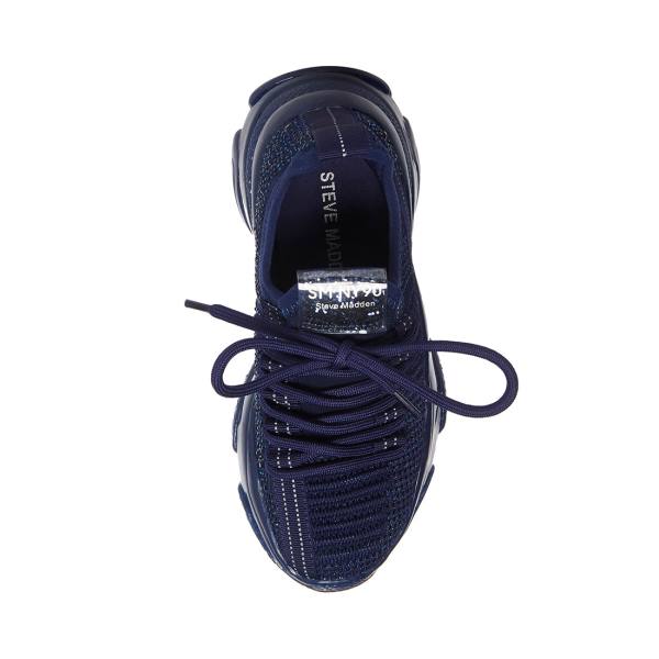 Steve Madden Jmaxima Sneakers Kinderen Donkerblauw | SM-913HB