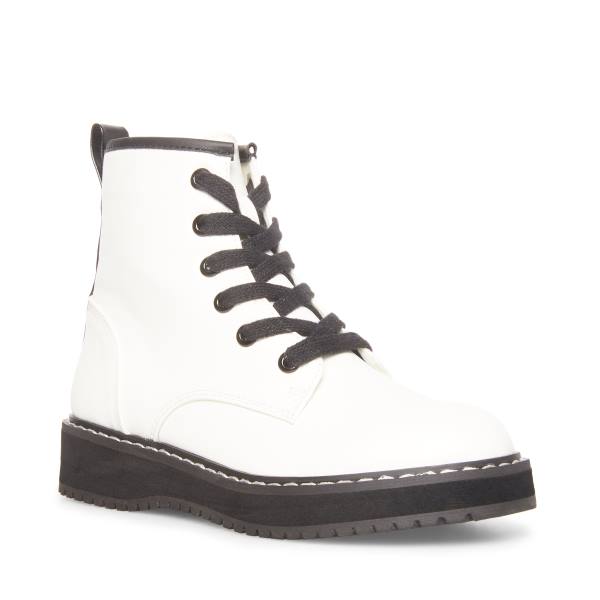 Steve Madden Jmilaa Enkellaarsjes Kinderen Wit | SM-835KU