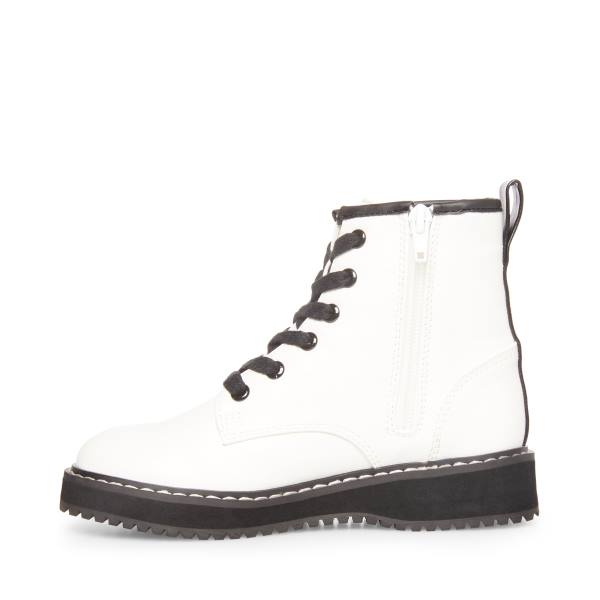 Steve Madden Jmilaa Enkellaarsjes Kinderen Wit | SM-835KU