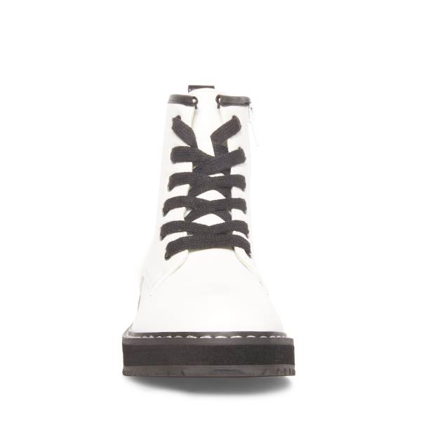 Steve Madden Jmilaa Enkellaarsjes Kinderen Wit | SM-835KU