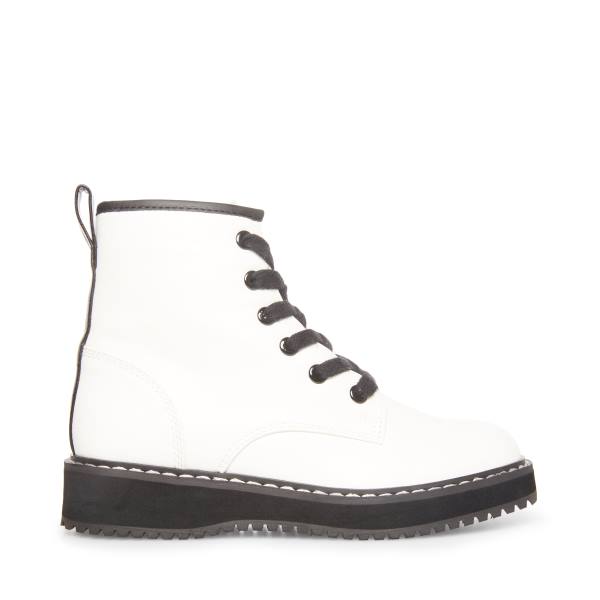 Steve Madden Jmilaa Enkellaarsjes Kinderen Wit | SM-835KU