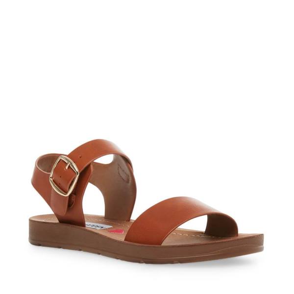 Steve Madden Jprobler Cognac Sandalen Kinderen Bruin | SM-031XE