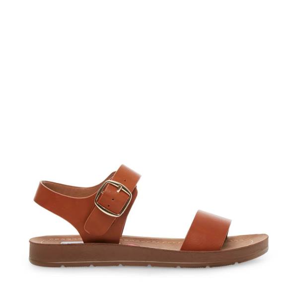 Steve Madden Jprobler Cognac Sandalen Kinderen Bruin | SM-031XE