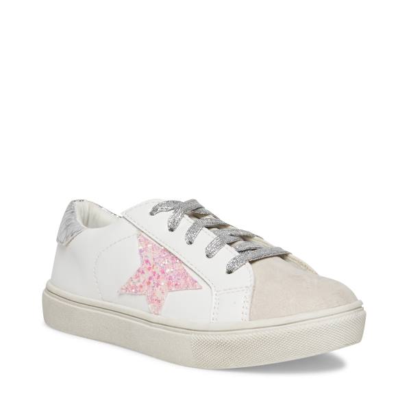 Steve Madden Jrezume Sneakers Kinderen Wit Gekleurd | SM-842JN