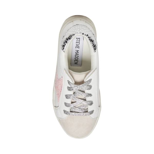 Steve Madden Jrezume Sneakers Kinderen Wit Gekleurd | SM-842JN