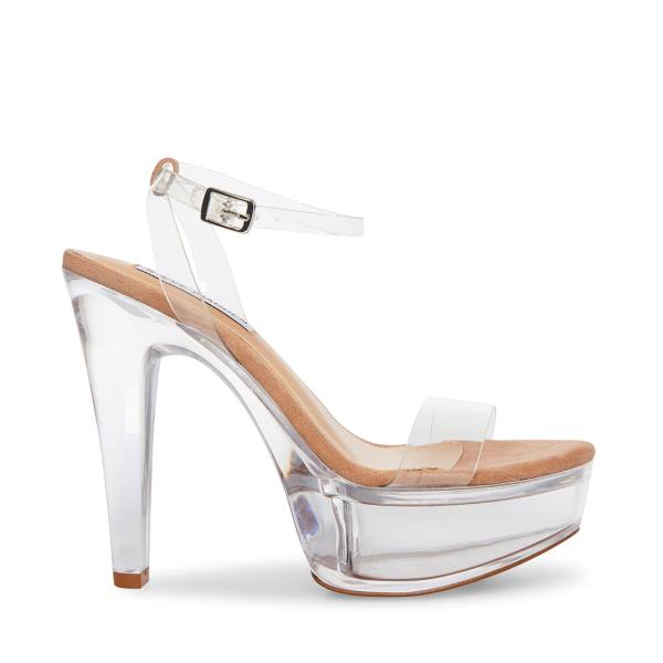 Steve Madden Julien Heel Hakken Dames Clear | SM-349KC