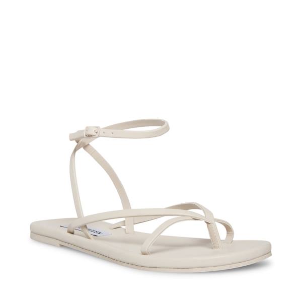 Steve Madden Juno Bone Sandalen Dames Beige | SM-486QS