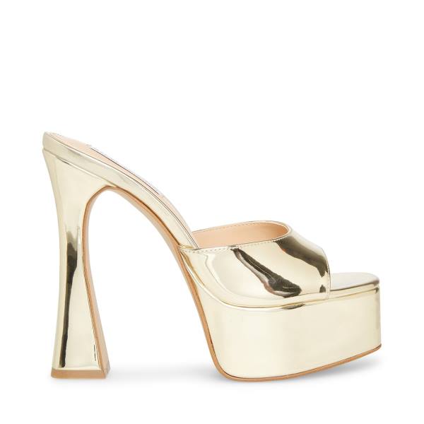 Steve Madden Kacie Heel Hakken Dames Goud | SM-316LZ