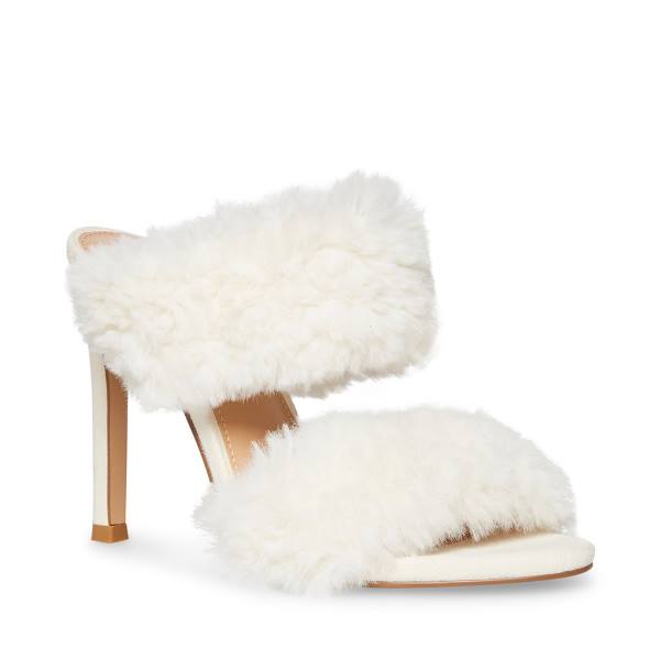 Steve Madden Kaila Bone Heel Hakken Dames Beige | SM-948TG