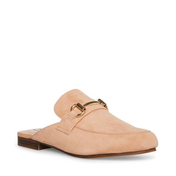 Steve Madden Kandi Camel Suede Platte Schoenen Dames Bruin | SM-340CY